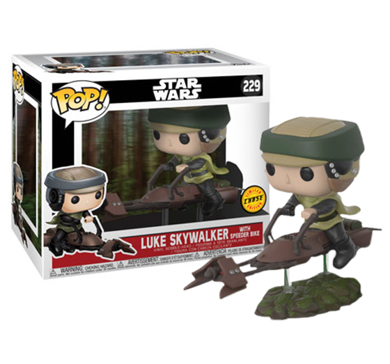 funko pop luke skywalker with speeder