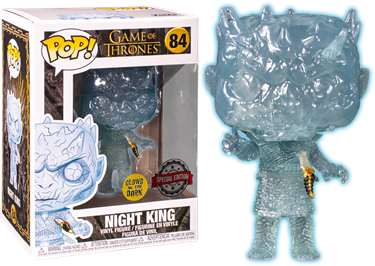 תמונה של משחקי הכס - GAME OF THRONES NIGHT KING WITH DAGGER GLOW IN THE DARK POP