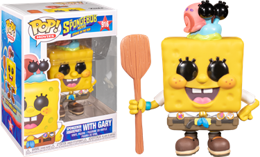 תמונה של בובספוג - THE SPONGEBOB MOVIE SPONGE ON THE RUN SPONGEBOB SQUAREPANTS WITH GARY POP