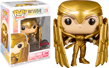 תמונה של וונדר וומן - WONDER WOMAN 1984 WONDER WOMAN GOLDEN ARMOR SHIELD EXCLUSIVE POP