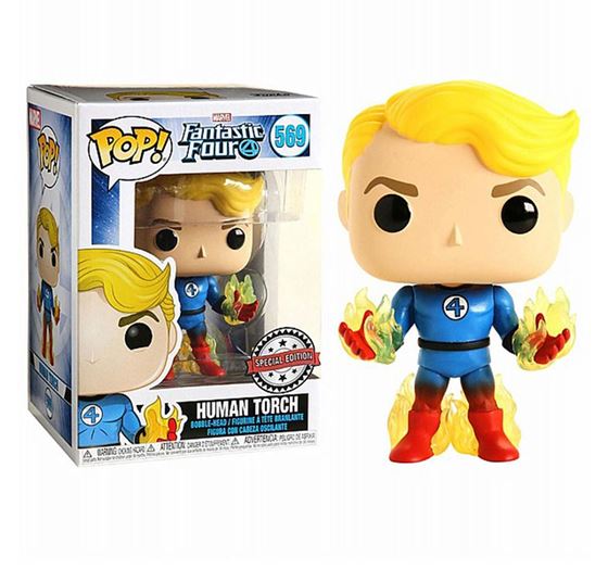 תמונה של FANTASTIC FOUR HUMAN TORCH EXCLUSIVE POP