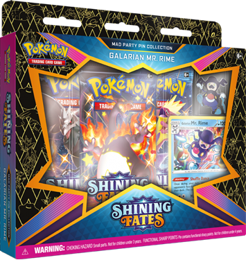 תמונה של פוקימון - POKEMON SHINING FATES MAD PARTY PIN COLLECTION GALARIAN MR. RIME