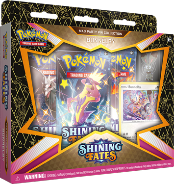 תמונה של פוקימון - POKEMON SHINING FATES MAD PARTY PIN COLLECTION BUNNELBY