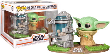 תמונה של מלחמת הכוכבים - STAR WARS THE MANDALORIAN THE CHILD BABY YODA WITH EGG CANISTER POP