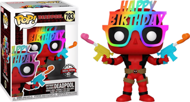 תמונה של דדפול - DEADPOOL WITH BIRTHDAY GLASSES EXCLUSIVE POP